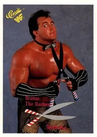1990 Classic WWF #12 - Brutus "The Barber" Beefcake 1990 Classic WWF #12 - Brutus "The Barber" Beefcake