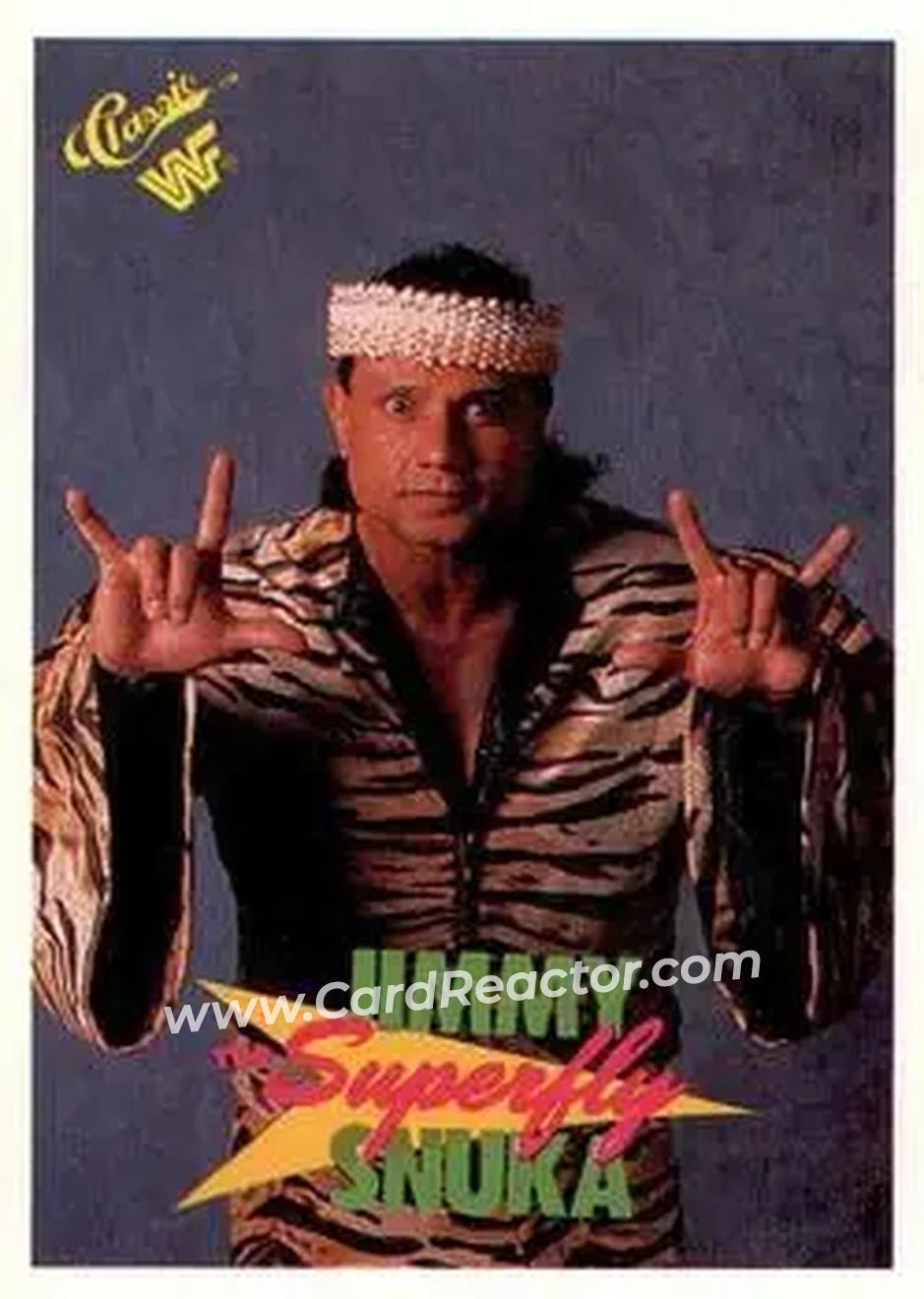 1990 Classic WWF #14 - Superfly Jimmy Snuka