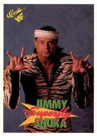 1990 Classic WWF #14 - Superfly Jimmy Snuka