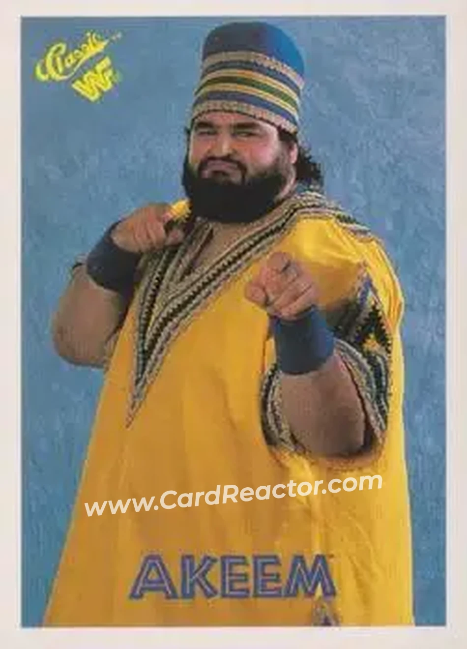 1990 Classic WWF #25 - Akeem 1990 Classic WWF #25 - Akeem