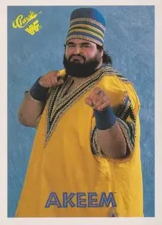 1990 Classic WWF #25 - Akeem