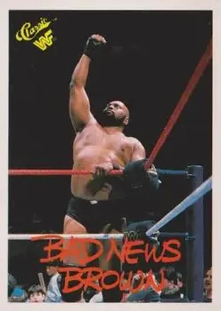 1990 Classic WWF #26 - Bad News Brown