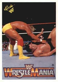 1990 Classic WWF The History of Wrestlemania #27 - Card #27 1990 Classic WWF The History of Wrestlemania #27 - Card #27