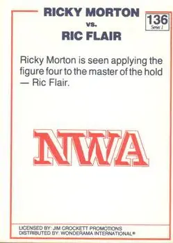 1988 Wonderama NWA #136a - Card #136a - Back