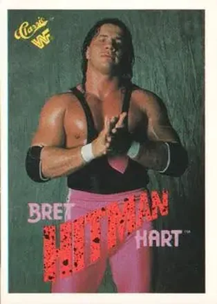 1990 Classic WWF #37 - Bret "Hit Man" Hart 1990 Classic WWF #37 - Bret "Hit Man" Hart