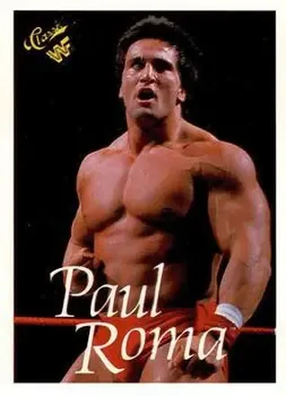 1990 Classic WWF #48 - Paul Roma