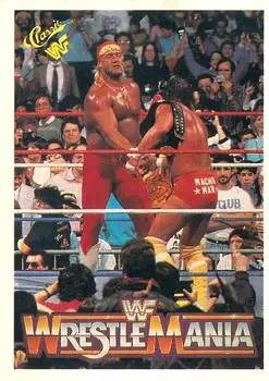 1990 Classic WWF The History of Wrestlemania #32 - Card #32 - Front