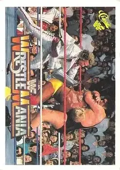 1990 Classic WWF The History of Wrestlemania #35 - Card #35 - Front