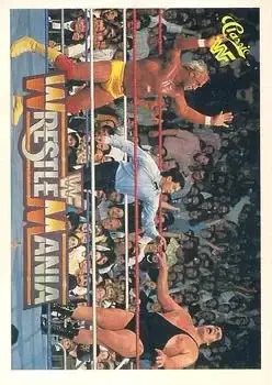 1990 Classic WWF The History of Wrestlemania #37 - Card #37 - Front