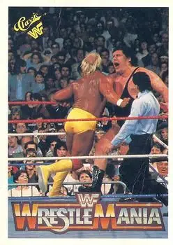 1990 Classic WWF The History of Wrestlemania #39 - Card #39 - Front