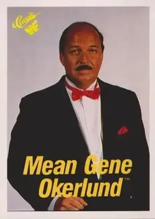 1990 Classic WWF #51 - Mean Gene Okerlund