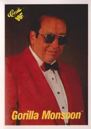 1990 Classic WWF #52 - Gorilla Monsoon