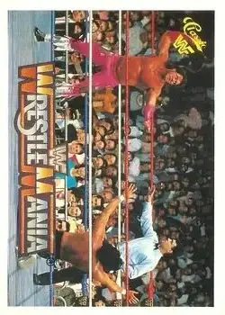 1990 Classic WWF The History of Wrestlemania #44 - Card #44 - Front