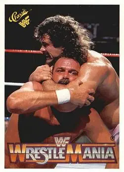 1990 Classic WWF The History of Wrestlemania #47 - Card #47 - Front