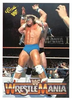 1990 Classic WWF The History of Wrestlemania #48 - Card #48 - Front