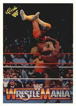 1990 Classic WWF The History of Wrestlemania #50 - Card #50 - Front