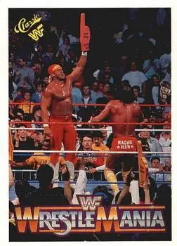 1990 Classic WWF The History of Wrestlemania #53 - Card #53