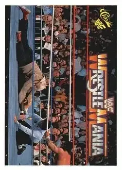 1990 Classic WWF The History of Wrestlemania #56 - Card #56 - Front