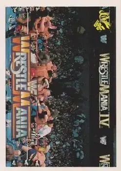 1990 Classic WWF The History of Wrestlemania #57 - Card #57
