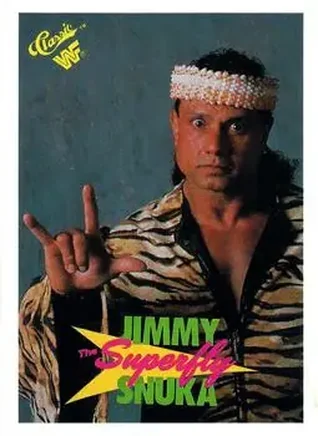 1990 Classic WWF #69 - Superfly Jimmy Snuka