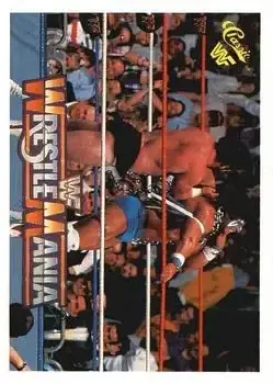 1990 Classic WWF The History of Wrestlemania #64 - Card #64 - Front