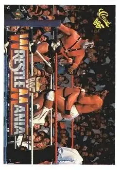 1990 Classic WWF The History of Wrestlemania #66 - Card #66 - Front