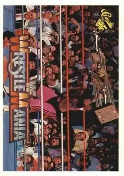 1990 Classic WWF The History of Wrestlemania #71 - Bret "Hit Man" Hart - Front