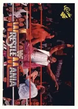 1990 Classic WWF The History of Wrestlemania #75 - Card #75 - Front