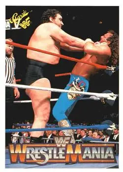 1990 Classic WWF The History of Wrestlemania #78 - Card #78 - Front