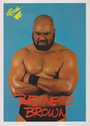 1990 Classic WWF #79 - Bad News Brown