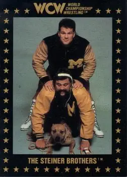 1991 Championship Marketing WCW #6 - The Steiner Brothers - Front