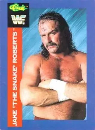 1991 Classic WWF Superstars #4 - Jake "The Snake" Roberts 1991 Classic WWF Superstars #4 - Jake "The Snake" Roberts
