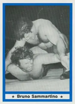 1991 Imagine Wrestling Legends #9 - Bruno Sammartino - Front 1991 Imagine Wrestling Legends #9 - Bruno Sammartino - Front