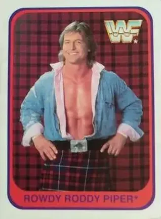 1991 Merlin WWF (Italian) #10 - Rowdy Roddy Piper