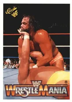 1990 Classic WWF The History of Wrestlemania #96 - Card #96 - Front