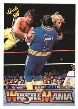 1990 Classic WWF The History of Wrestlemania #98 - Card #98 - Front