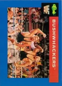 1991 Classic WWF Superstars #15 - The Bushwhackers (Butch & Luke) - Front