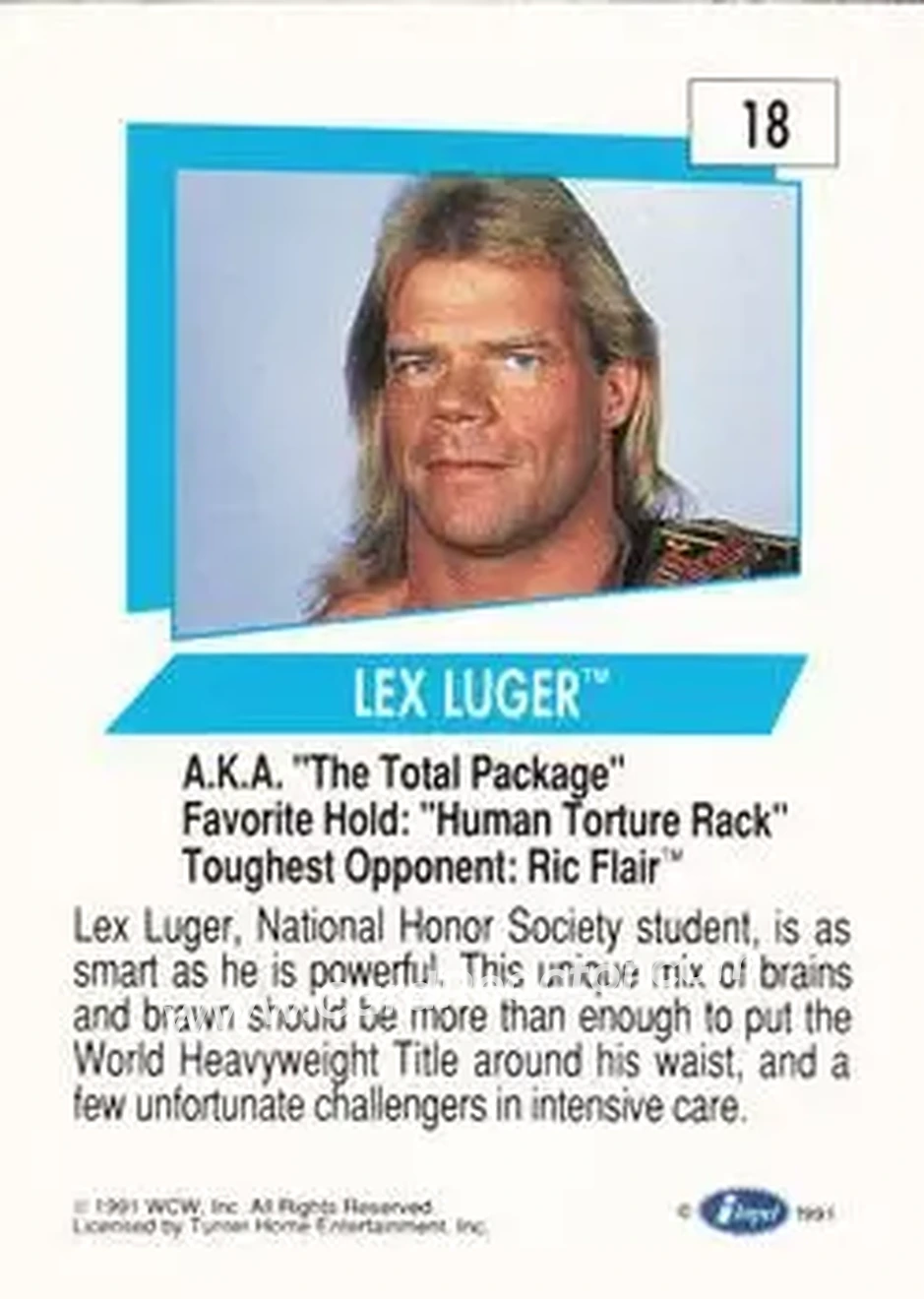 1991 Impel WCW #18 - Lex Luger