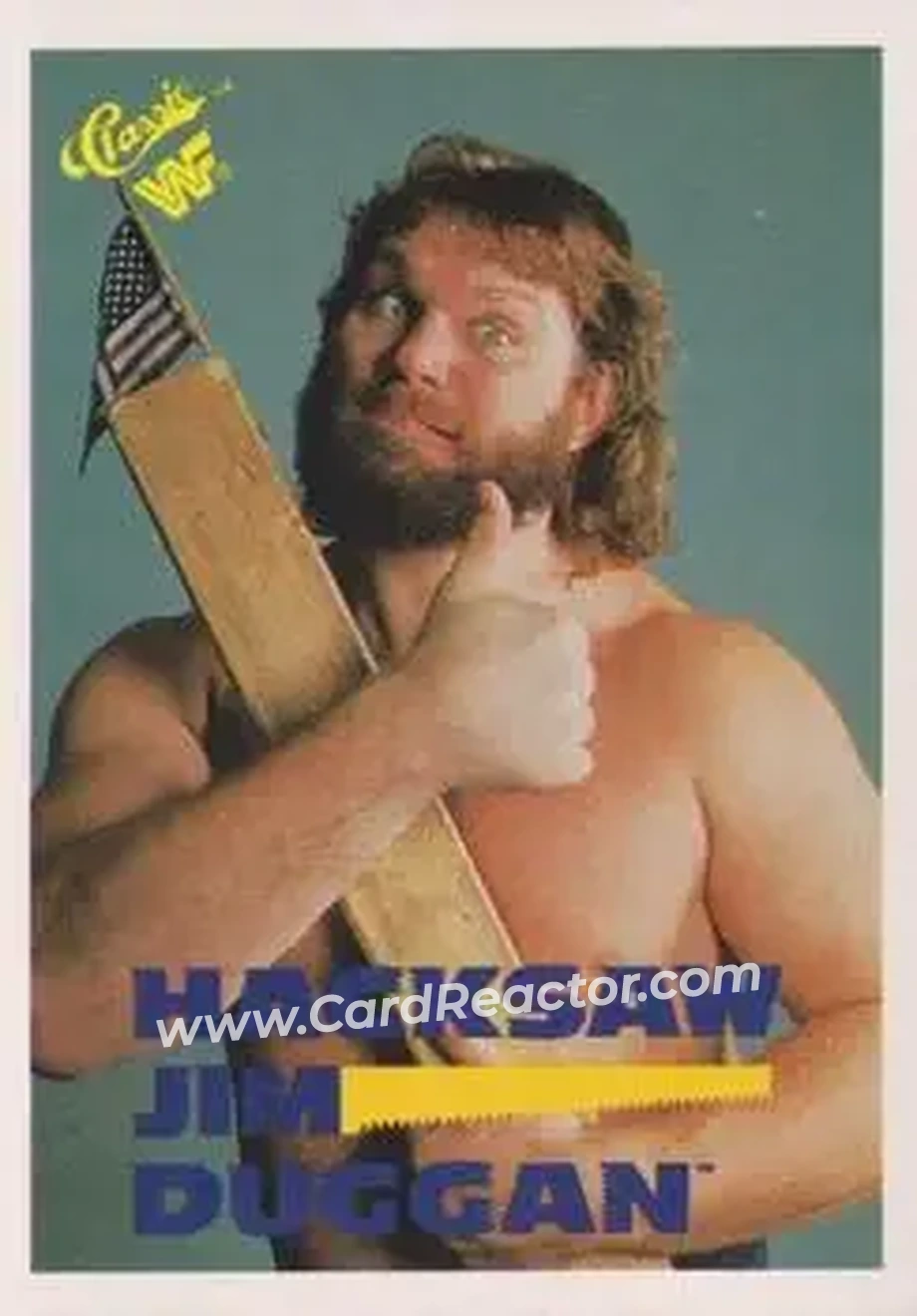 1990 Classic WWF #110 - Hacksaw Jim Duggan