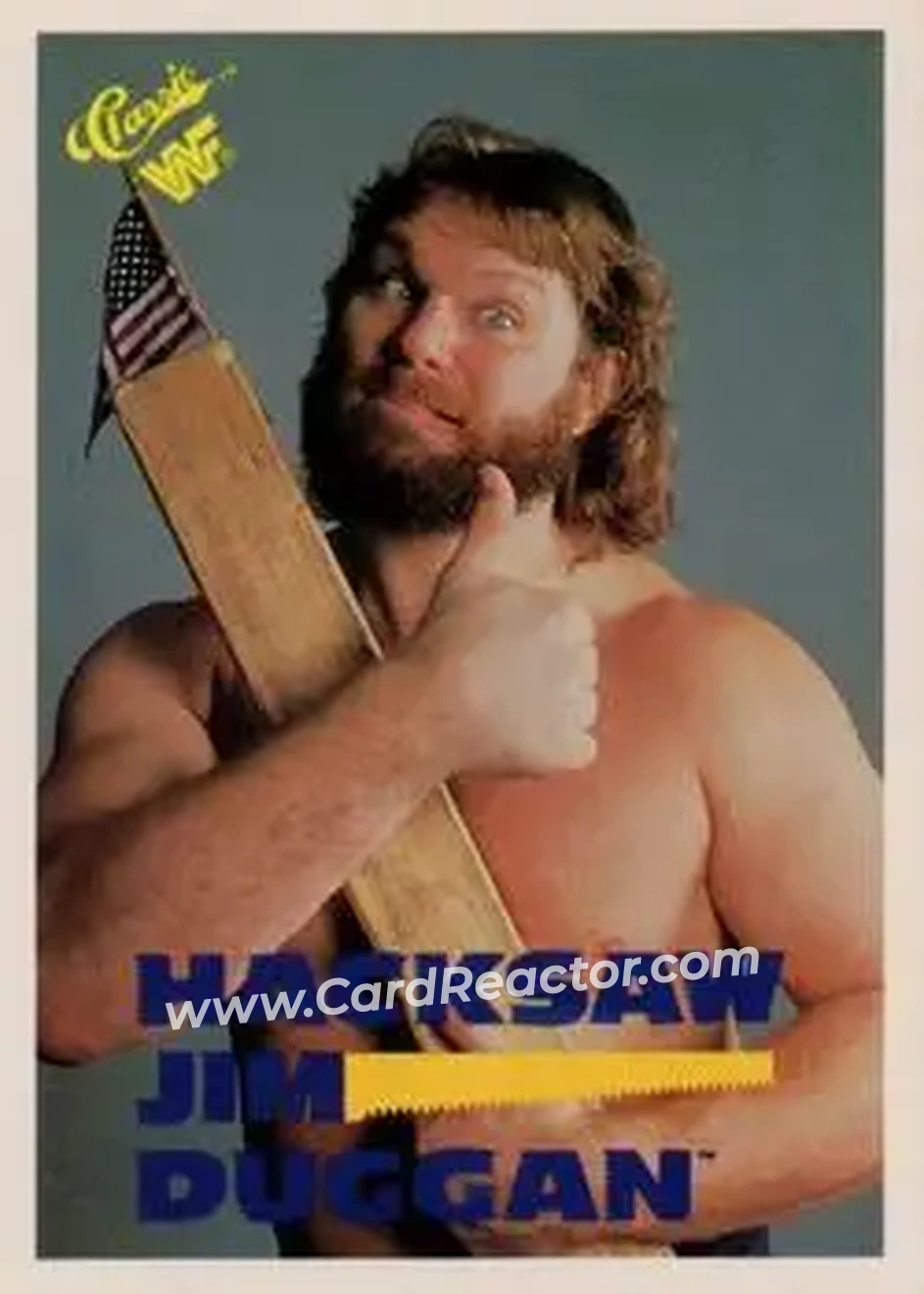 1990 Classic WWF #110 - Hacksaw Jim Duggan