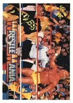 1990 Classic WWF The History of Wrestlemania #102 - Card #102 - Front 1990 Classic WWF The History of Wrestlemania #102 - Card #102 - Front