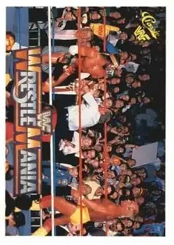 1990 Classic WWF The History of Wrestlemania #103 - Card #103 - Front