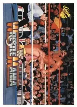 1990 Classic WWF The History of Wrestlemania #105 - Card #105 - Front