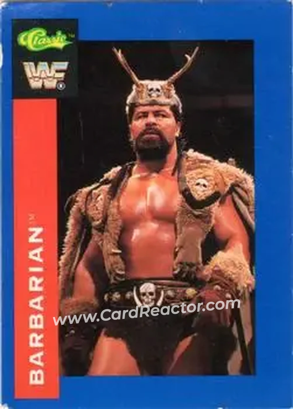 1991 Classic WWF Superstars #21 - Barbarian 1991 Classic WWF Superstars #21 - Barbarian