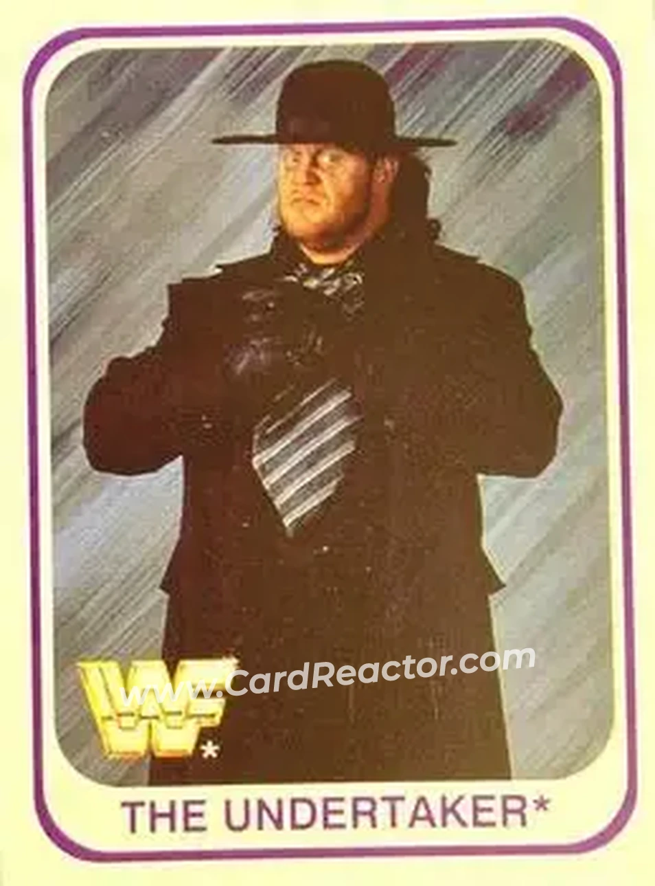 1991 Merlin WWF (Italian) #30 - The Undertaker