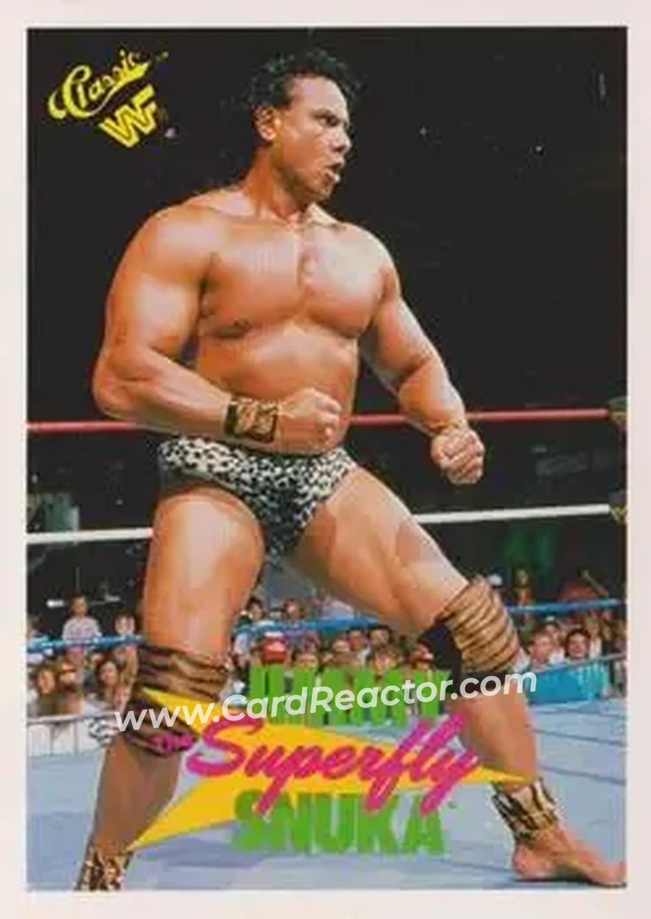 1990 Classic WWF #114 - Superfly Jimmy Snuka 1990 Classic WWF #114 - Superfly Jimmy Snuka