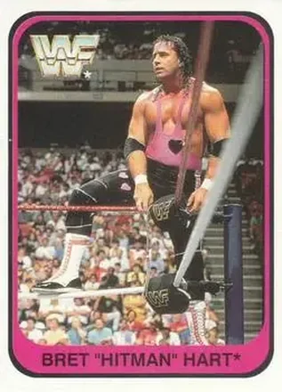 1991 Merlin WWF #32 - Bret "Hit Man" Hart 1991 Merlin WWF #32 - Bret "Hit Man" Hart