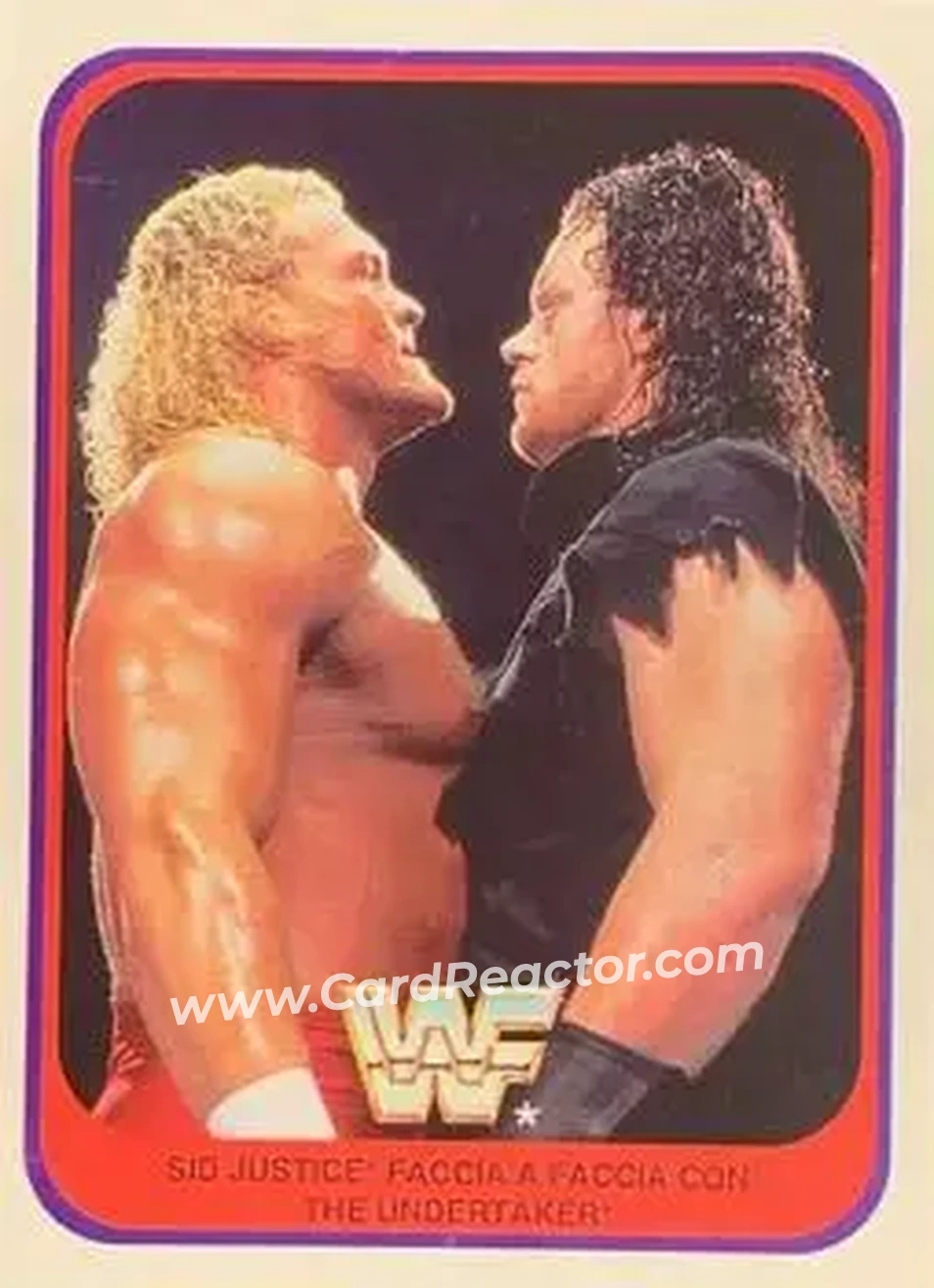 1991 Merlin WWF (Italian) #37 - Card #37
