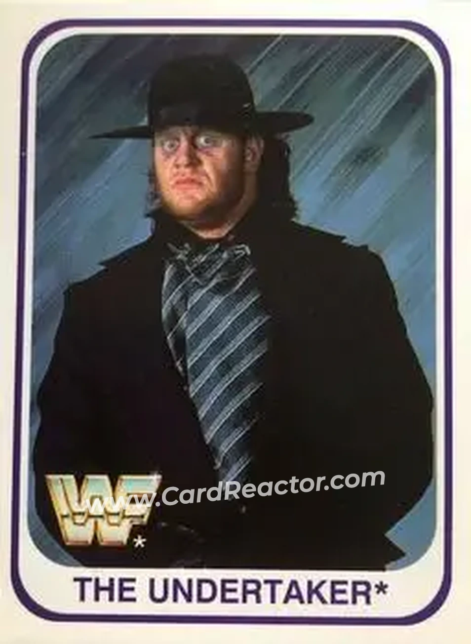 1991 Merlin WWF (Italian) #40 - The Undertaker