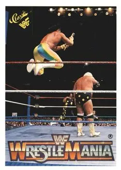 1990 Classic WWF The History of Wrestlemania #121 - Card #121 - Front